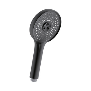 Pommeau de douche Augusta à 3 jets, noir, diamètre 120 mm, matériel de salle de bain - Product Image 1