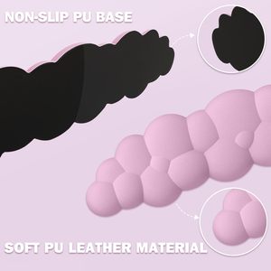 ענן צורת יד שאר כרית PU חומר אנטי להחליק גומי בסיס זיכרון קצף מקלדת משטח עכבר - Product Image 3