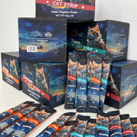 Friandises humides pour chat Max Pet Cat Strip, saveur thon, saumon, poulet, friandise à lécher pour chat, complément alimentaire pour chaton et chat adulte