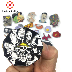 Bán Buôn Miễn Phí Thiết Kế Tùy Chỉnh Anime Men Pins Vui Dễ Thương Cuốn Sách Kẽm Hợp Kim Phim Hoạt Hình Nhân Vật Men Pin - Product Image 1