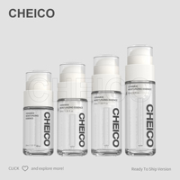 1 once-60ml d'épaisseur Bouteille compte-gouttes d'essence cylindrique givrée Matériau PETG Bouteille en plastique Emballage pour essence/huile essentielle