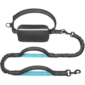 <span class=keywords><strong>Laisse</strong></span> <span class=keywords><strong>extensible</strong></span> multifonctionnelle en nylon réfléchissant et réglable pour la marche et la course. - Product Image 4