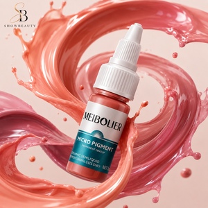 SHOWBEAUTY Collezione di Pigmenti Organici per <span class=keywords><strong>Labbra</strong></span>, Inchiostro Naturale Nude per Trucco Permanente - Product Image 1