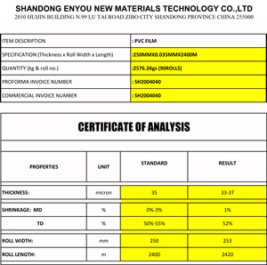 Film Kemasan Susut Panas <span class=keywords><strong>PVC</strong></span> Berbentuk Tabung/Selongsong untuk Kemasan dan Label - Product Image 5