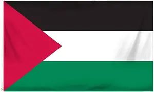 Groothandel Promotie Goedkope Prijs 3X5 Ft Palestijnse Vlag Hoge Kwaliteit Afdrukken Auto Vlag Voor Palestine