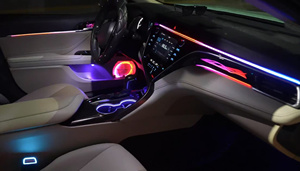 1:1 Original moule ruban côté passager + <span class=keywords><strong>ciel</strong></span> étoilé poignée de porte arc-en-<span class=keywords><strong>ciel</strong></span> symphonie dynamique lumière ambiante pour TOYOTA Camry(2018-2023) - Product Image 6