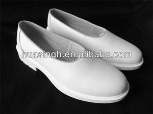 LXG, Zapatos de Seguridad Médicos Antiestáticos y Antibacterianos para Doctoras, Ligeros y Fáciles de Usar, Zapatos de Enfermera Blancos/Negros HSW009 - Product Image 2