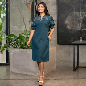 Ropa de Algodón Natural para Mujer de 40 Pulgadas, Elegante y de Calidad Premium, Bordada - Product Image 2