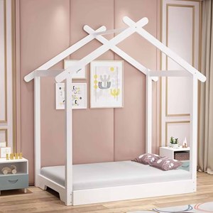 Girl <b>Solid</b> Pine <b>Wood</b> Kids <b>Single</b> <b>Bed</b> Children Bedroom Furniture Toddler House <b>Bed</b> Kids Bunk <b>Beds</b> Tree House <b>Bed</b> - Product Image 4