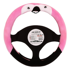Funda para Volante de Coche, 37-39 cm, Piel Sintética, Rosa, Morado, Menta, Negro, Blanco, Diseño de Dibujos Animados, G-F59 - Product Image 1