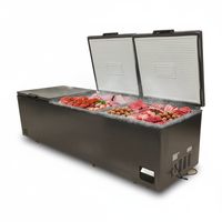 Congélateur coffre horizontal à ouverture par le haut pour homards et thons, idéal pour usage commercial et domestique