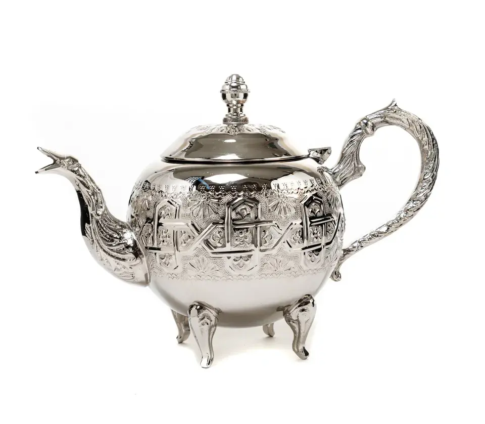 Vaso de chá de bronze com design moderno, fabricante da índia para café e chá disponível a granel preço