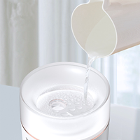 Humidifier & Pembersih Udara Elektrik Portabel 400ml dengan Diffuser Aromaterapi untuk Ruangan Besar, Mobil & RV, Dilengkapi Pengatur Waktu Pintar