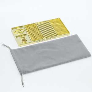 Accessoires de bar professionnels pour barman, design personnalisé, moule à glaçons en laiton, bac à glaçons et tampons à glaçons - Product Image 3