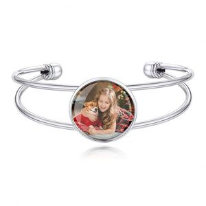 Collier et bracelet en forme de cœur, en alliage de zinc, faits à la main, argentés, modernes, pour sublimation par transfert thermique, cadeau promotionnel, souvenir de mariage - Product Image 1
