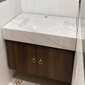 Encimera de Baño de Piedra Artificial Moderna, Piedra Sinterizada, para Proyectos de Hoteles y Hogares, Ecológica, Duradera, <span class=keywords><strong>Precio</strong></span> Económico - Product Image 6