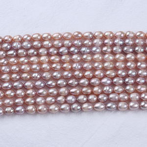 Perles de riz d'eau douce naturelles de 8-9 mm pour colliers DIY, vente en gros directe, fabricants de Zhuji, diverses couleurs disponibles - Product Image 4