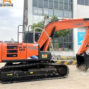 รถขุดฮิตาชิ Zaxis120 มือสอง ขนาด 12 ตัน พร้อมเครื่องยนต์และปั๊ม กำลังไฟ 66000 วัตต์ - Product Image 1