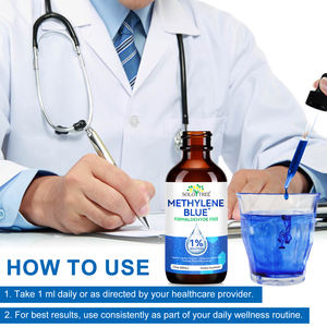 SOLOTREE 60ml MY <span class=keywords><strong>Blue</strong></span> Drops 1% Santé du cerveau Complément alimentaire Private Label Methylen <span class=keywords><strong>Blue</strong></span> Liquid Drops Suppléments pour les humains - Product Image 5