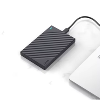 Boîtier de disque dur SATA 2,5 pouces vers USB 3.0 avec boîtier en plastique, prend en charge les SSD et les HDD jusqu'à 4 To, stockage externe pour Windows/Mac