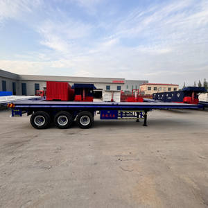 Semirremolque Tipo de acero Remolque plano Carrocería Camión Remolques - Product Image 3