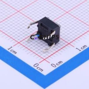 B3F-1022 Tactile Switch Through hole Component (THT)-4P,6x6mm Switch Single Pole Single Throw Round Button 1.5N Through Hole - Product Image 2