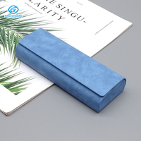 Boîte à Lunettes en PU Fait Main avec Logo Personnalisé, Prix Bas, Étui Magnétique en Cuir pour Optiques, Rangement de Lunettes de Soleil
