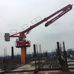 JUHE High Quality Construction Machinery Pump Engine Motor Unleash Efficiency 28M Hydraulic Floor <b>Climbing</b> Concrete Placing Boom - Product Image 6
