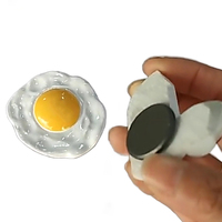 Aimant décoratif pour réfrigérateur Objet miniature Souvenir Aimants de réfrigérateur en résine alimentaire 3D personnalisés