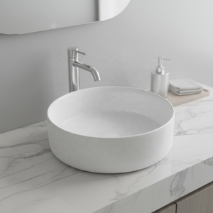 <span class=keywords><strong>Lavabo</strong></span> de Cerámica <span class=keywords><strong>para</strong></span> <span class=keywords><strong>Encimera</strong></span> TAME PZ6202, Forma Redonda, el Más Popular - Product Image 4