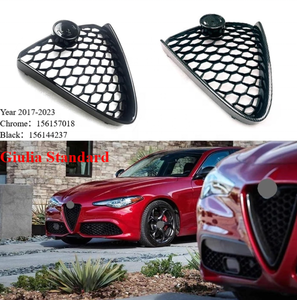 OEM 156157018 /156144237 Kühlergrill Frontgrill für Alfa Romeo Giulia Standard 17~23 SCHWARZ CARBON VERCHROMT Stil - Product Image 4
