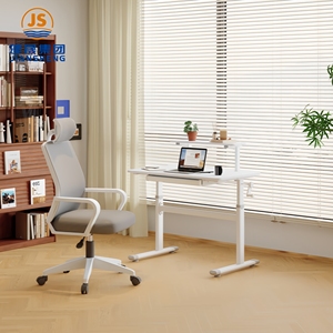 <span class=keywords><strong>Bureau</strong></span> assis-debout réglable en hauteur avec étagère pour moniteur, <span class=keywords><strong>bureau</strong></span> debout à levage manuel pour <span class=keywords><strong>bureau</strong></span> à domicile et poste de travail - Product Image 1