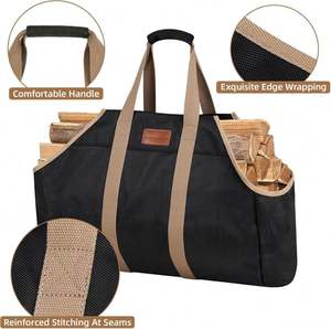 Bolsa Porta Leña Resistente de Muestra Gratuita para Acampar al Aire Libre, para un Almacenamiento y Transporte Convenientes - Product Image 2