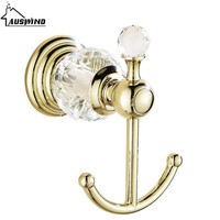Ensembles de quincaillerie de salle de bain d'hôtel en laiton massif antique européen, accessoires muraux traditionnels anodisés écologiques