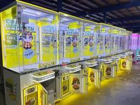 Chao Wan E Zu Distributeurs automatiques de cadeaux pour enfants, thème jaune, machines à griffes à monnayeur pour grands magasins
