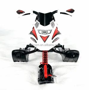 מזחלות לילדים Snowmobile עבור Snowscoot עם Twin בלמים, סקי מזחלת Slider לוח שלג רוכב מזחלת עבור מתנה