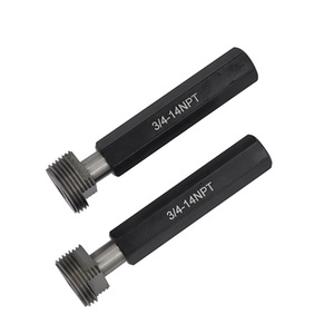 ROKTOOLS 3/4-14 धागा एनपीटी प्लग गेज एएनएसआई राष्ट्रीय पाइप टेपर गेज - Product Image 2