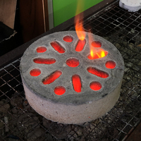 Charbon de bois Miracle Blaze pour barbecue, briques de charbon de bois hexagonales, combustion rapide, chauffage rapide