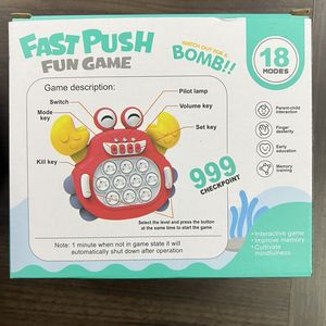 Soulager la bulle de Stress contre le nouveau crabe Quick <span class=keywords><strong>Pop</strong></span> Fast Push Fun Electronic Tiktok Hot Press It Game Fidget Toys - Product Image 5