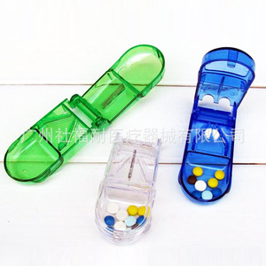 Nouveau coupe-pilules portable en silicone, boîte à pilules pour personnes âgées, coupe-pilules et brise-pilules, accessoire en gros - Product Image 2