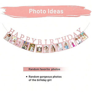 Fondo Fotográfico Tipo Banner Enrollable Estilo Viento, Decoración de Pared para Primer Cumpleaños - Product Image 4