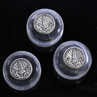Mini boîte en plastique de bijoux religieux pour l'emballage de bijoux de chapelet pour le bracelet de chapelet de 6mm 8mm