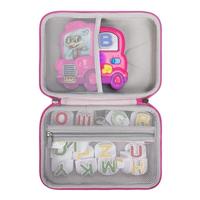 Ensemble de lettres magnétiques LeapFrog Fridge Phonics personnalisé avec étui de rangement rigide de voyage en EVA pour jouet d'enfant, étanche