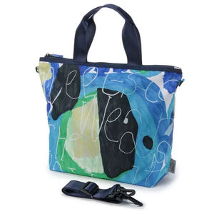 Bolso de mano de fibra de poliéster personalizado con estampado para mujer, el último bolso de moda con bolsillos con cremallera - Product Image 3