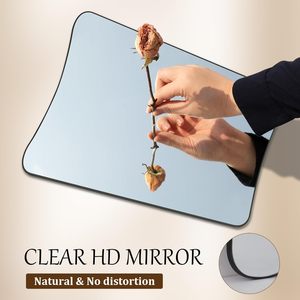 Specchio da Parete a Forma di Farfalla di Alta Qualità, Design Curvo Senza Cornice, Specchio Sospeso ad Alta Definizione per Mercato USA ed EU, Vendita all'Ingrosso - Product Image 4