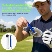 Nettoyeur de rainures de golf 6 en 1, outil multifonctionnel pour l'entretien des clubs de golf, accessoires de golf, vente en gros