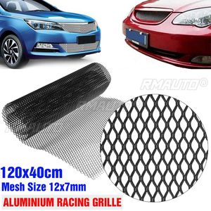 Rejilla universal de aluminio para parachoques, rejilla de ventilación para guardabarros, rejilla de ventilación para capó, malla de admisión de aire para tuning de coches, 120x40cm - Product Image 1