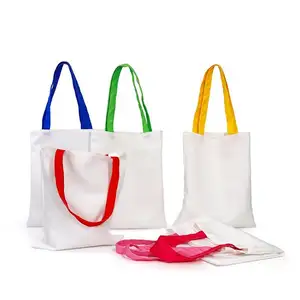 RubySub Custom Canvas Damen Einkaufstaschen Blank Sublimation Einkaufstaschen Einkaufstaschen