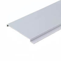 Système de plafond d'hôtel moderne en alliage d'aluminium haute résistance en forme de S, ignifuge et résistant au vent, performance incendie classe 1, garantie 1 an