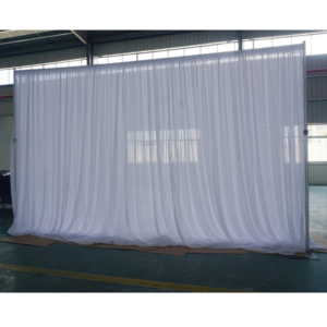 Portable Aluminum Silver <b>Pipe</b> and Drape Backdrop Support <b>Stand</b> for Wedding Decoration - Product Image 4